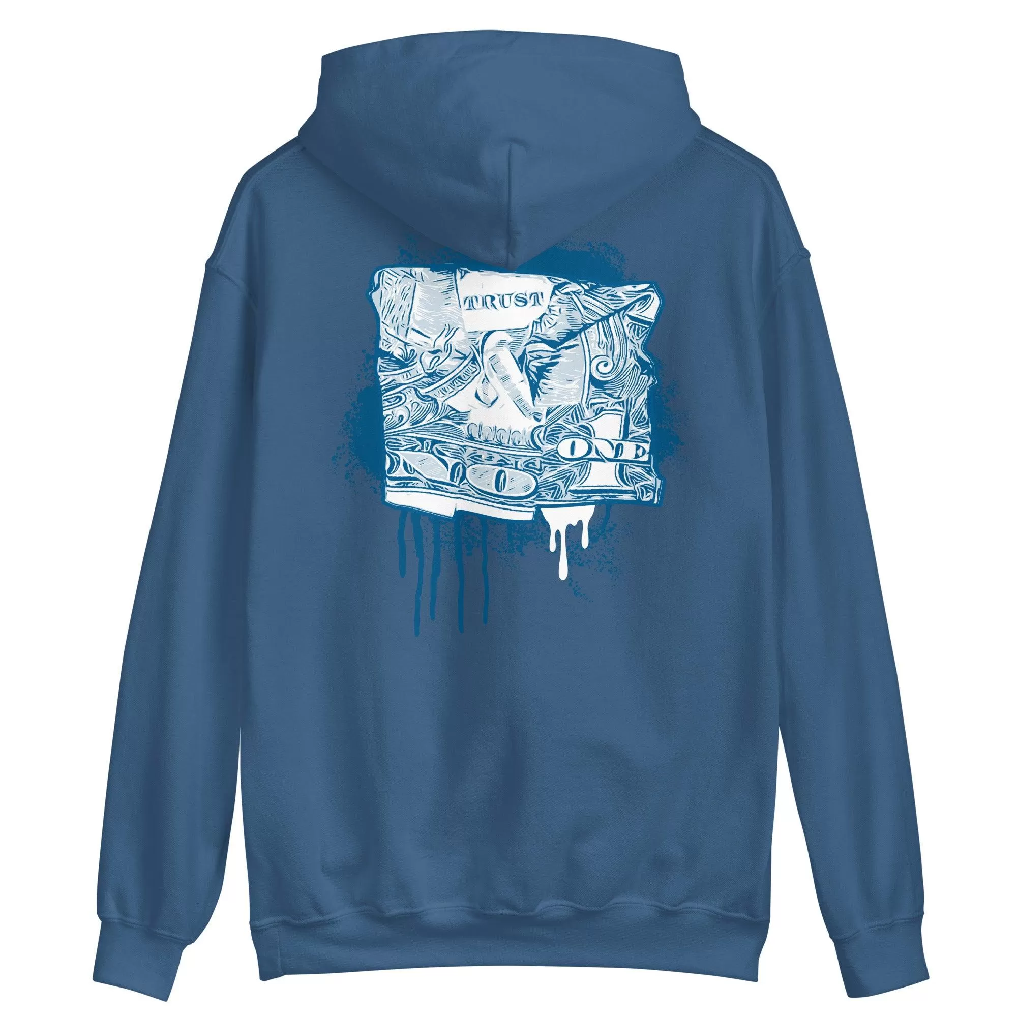 1 Low Marina Blue Hoodie Trust No One Dollar