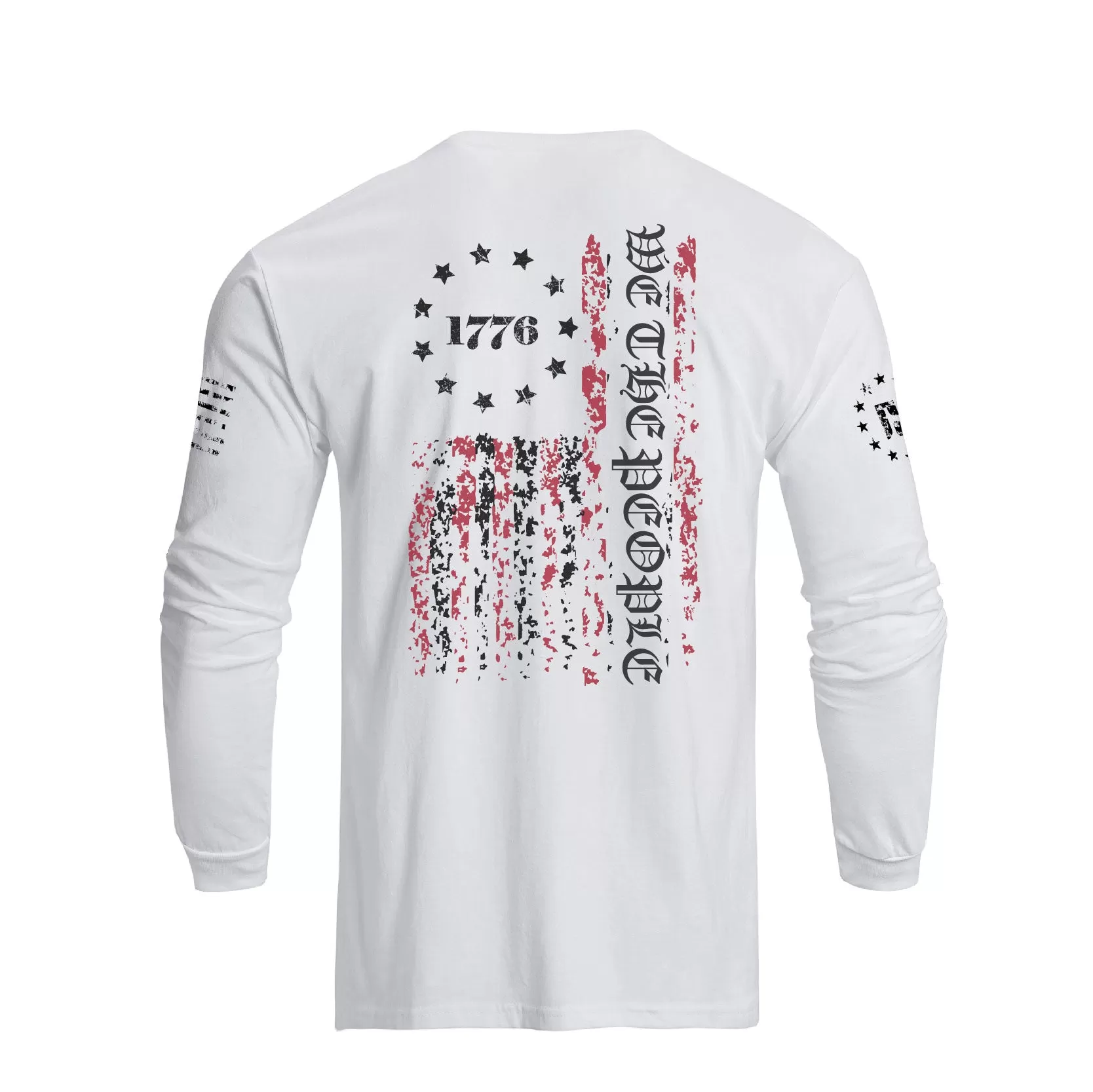 1776 USA FLAG GRAPHIC LONG SLEEVE T-SHIRT