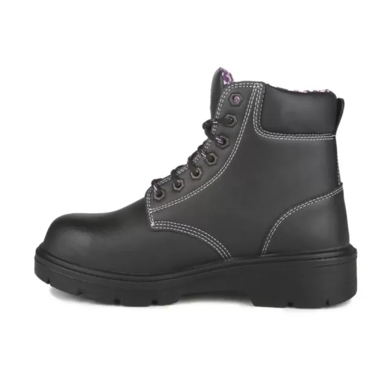 Acton ProLady Women's 5 Steel Toe Work Safety Boot 9233-11 - black