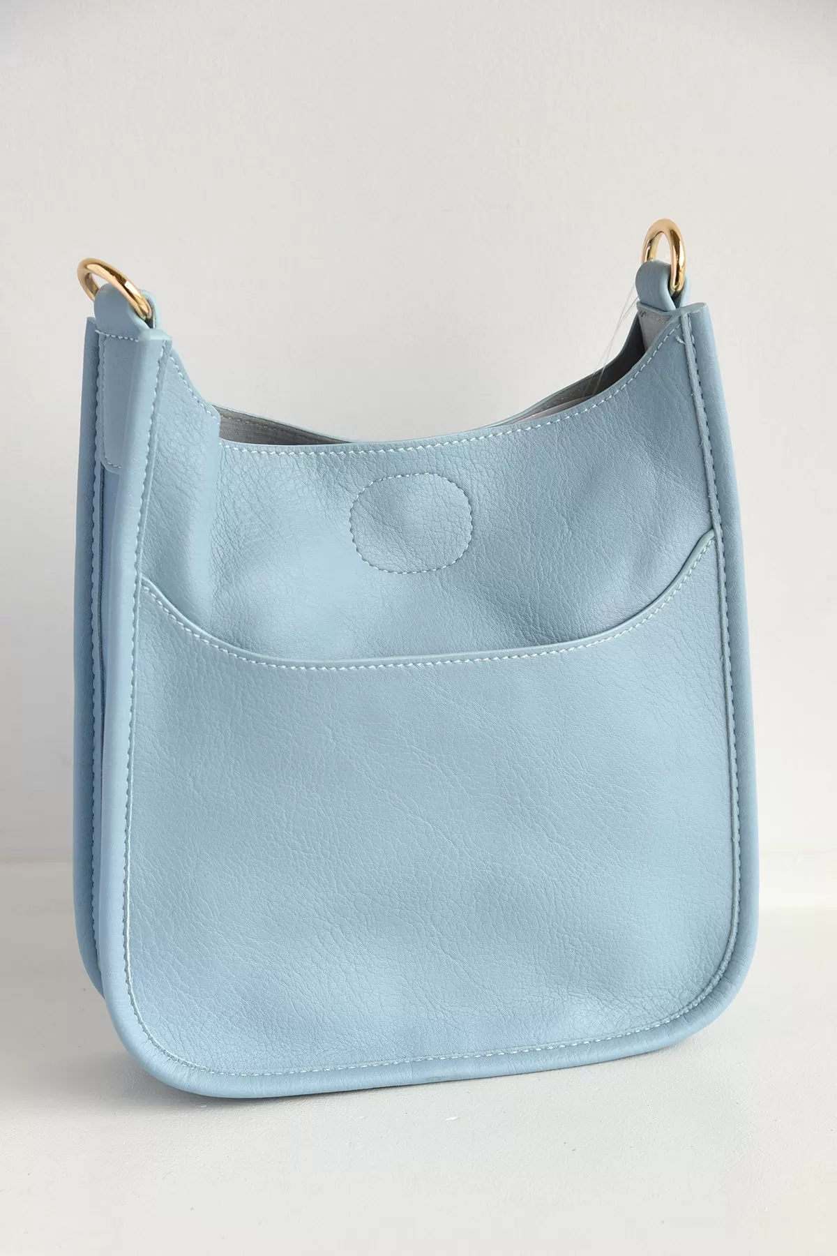 AHDORNED LIGHT BLUE MINI MESSENGER