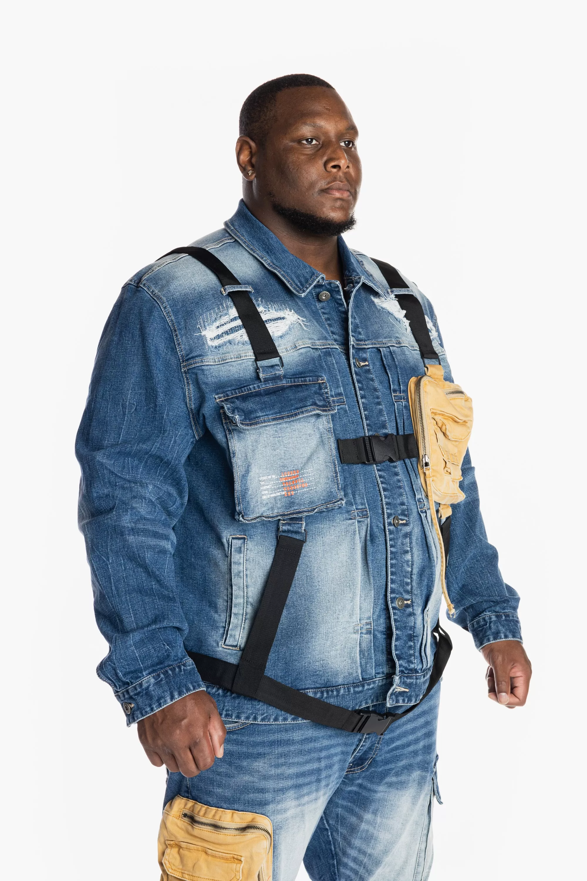 Big and Tall Utility Fashion Jacket