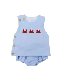 Boys Cute and Crabby Diaper Set