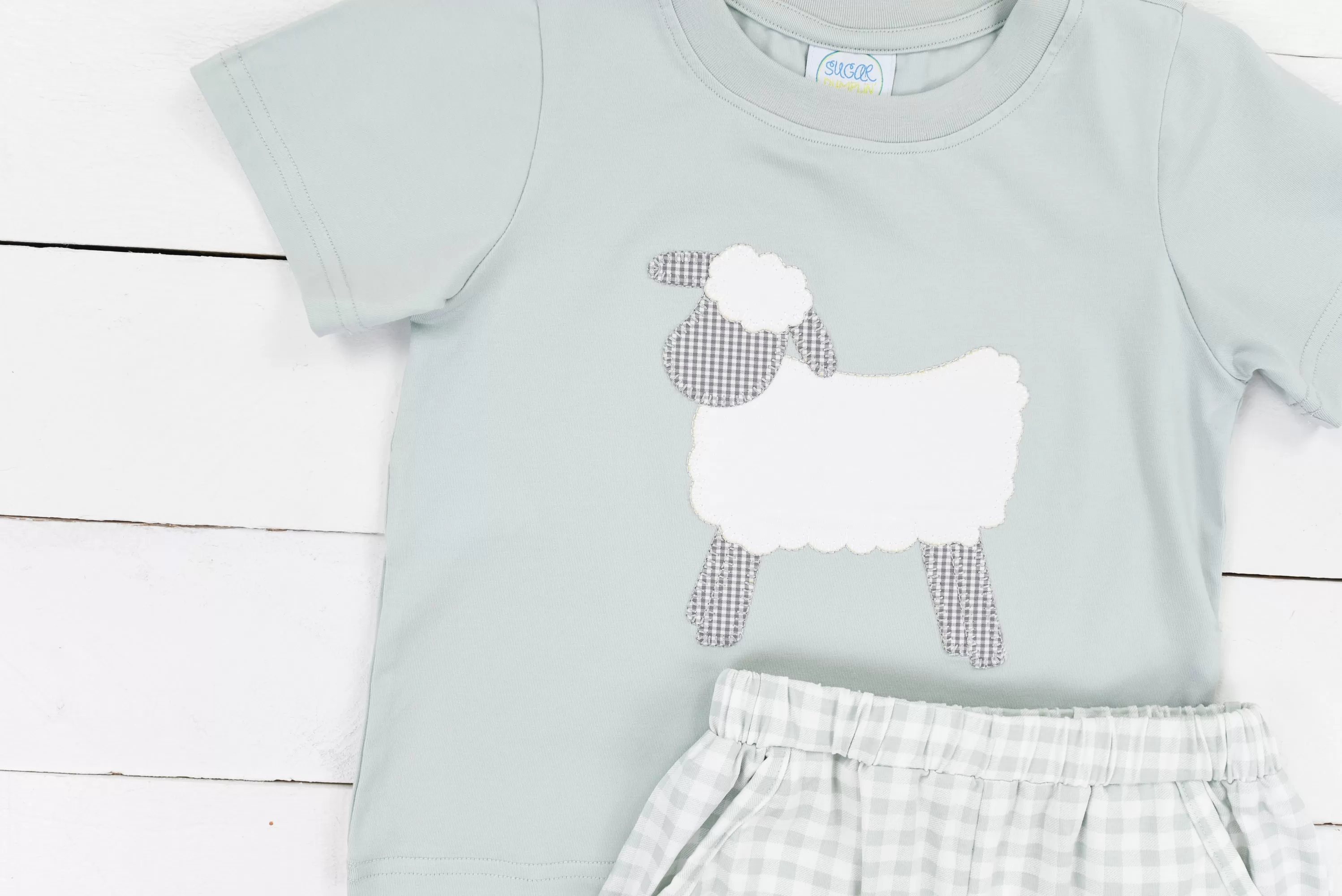 Boys Little Lamb Short Set