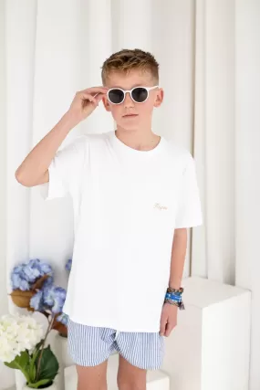 Boys White T-Shirt