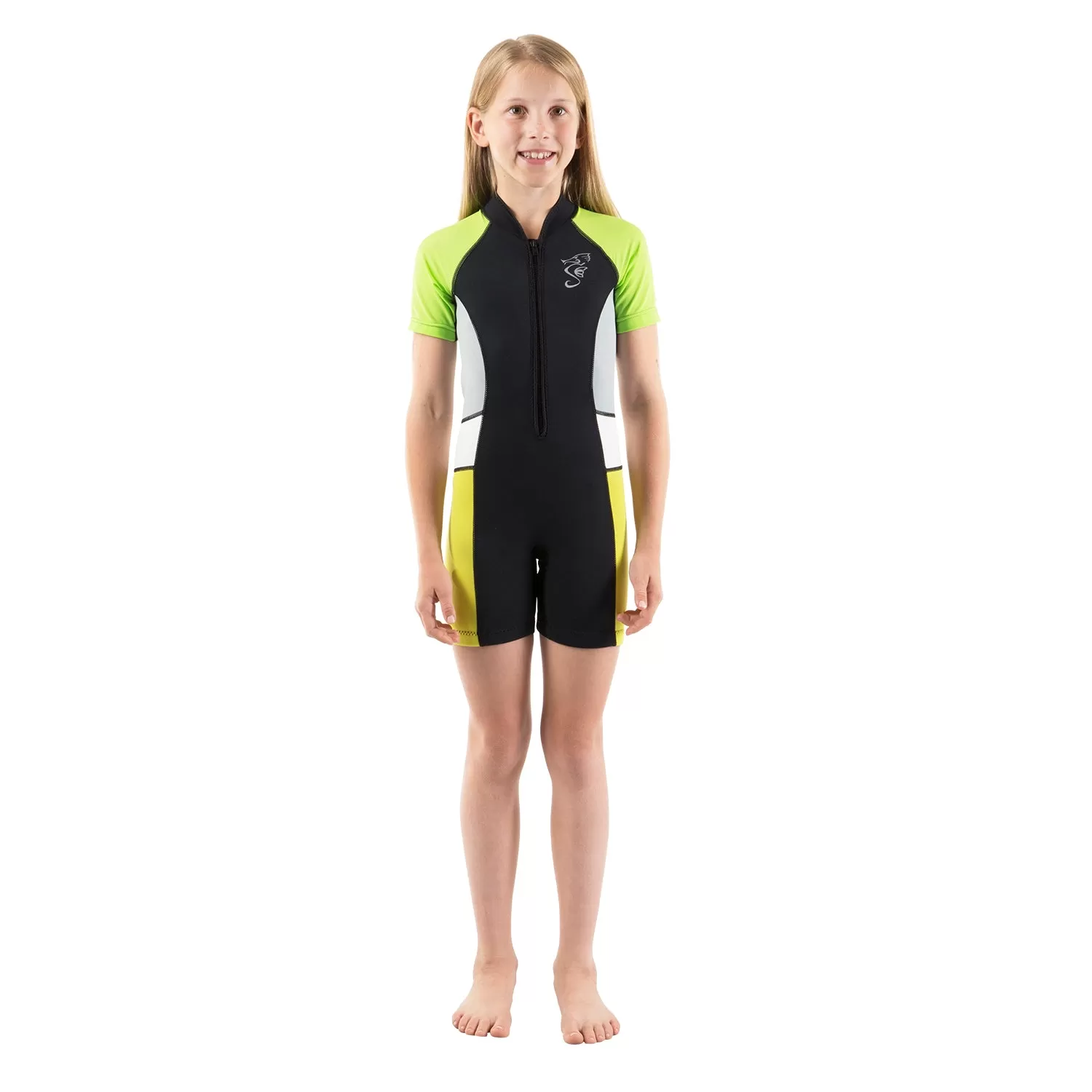 Cadet Kids 2mm Shorty Wetsuit - Yellow