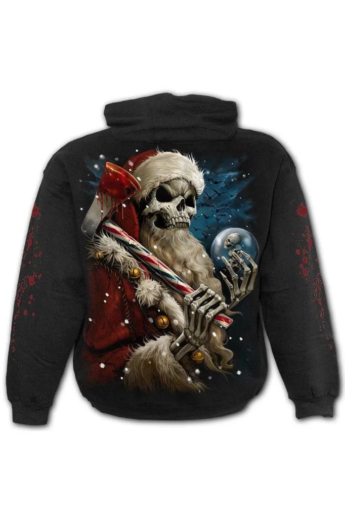 Candy Cane Santa - Hoody Black