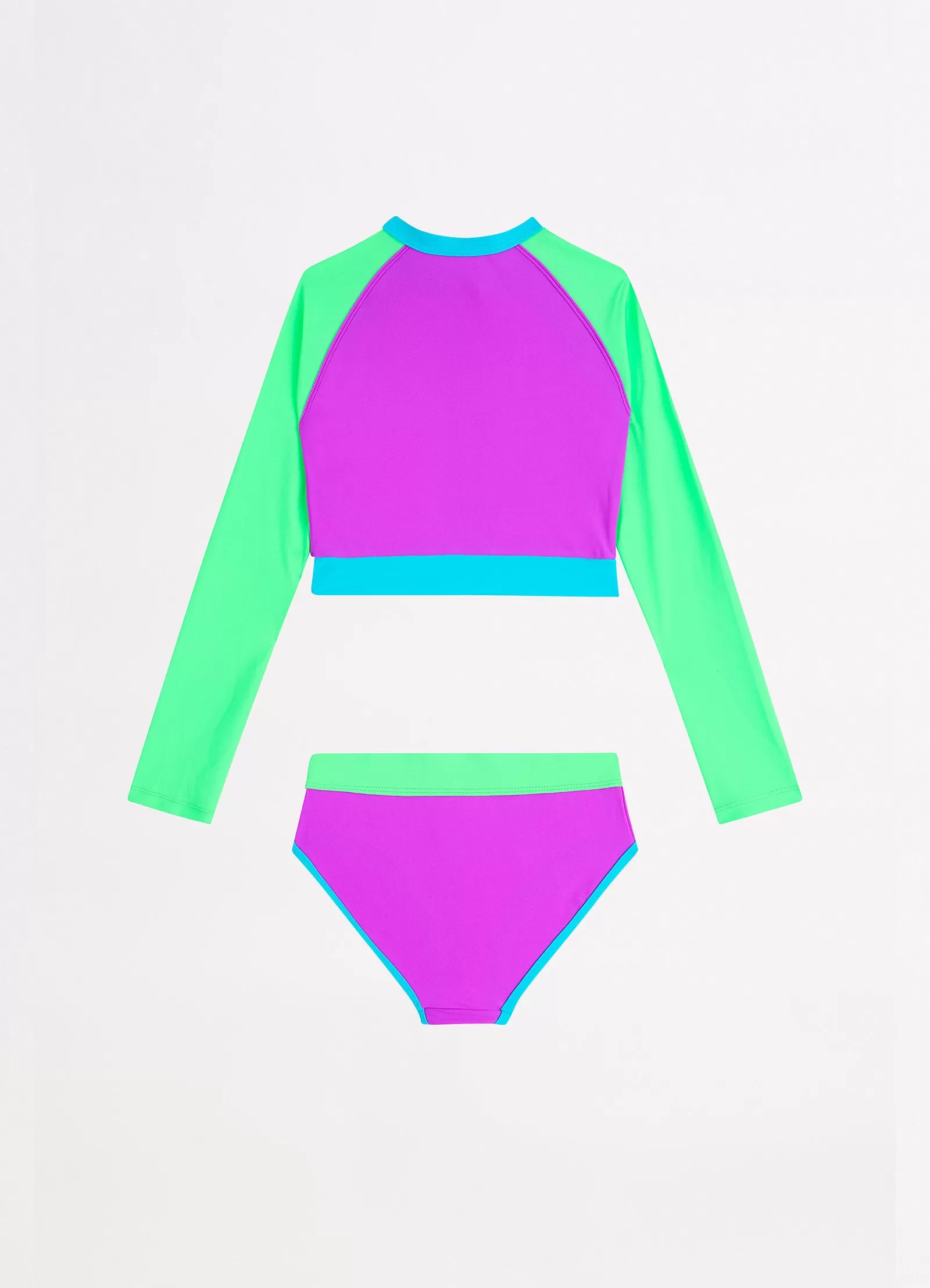 Carnivale Girls Colour Blocked Surfsuit - Col Block