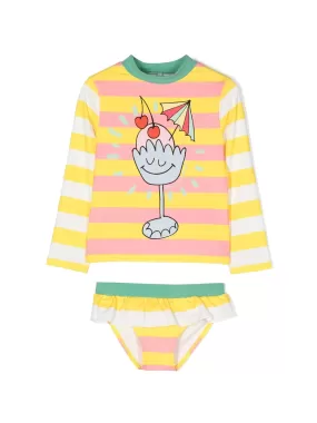 Cartoon Print Swim Set