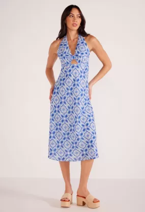 Catalina Bias Midi Dress