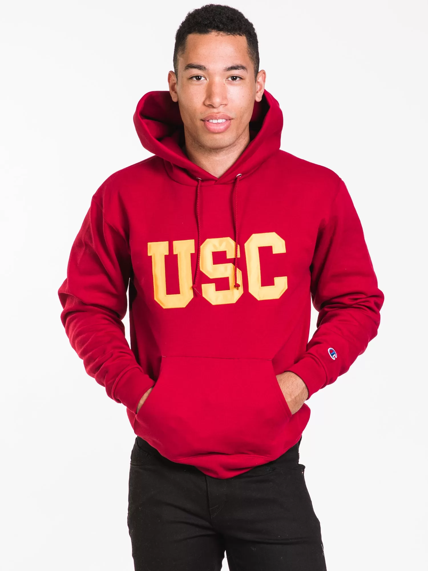 CHAMPION ECO POWERBLEND USC HOODIE  - CLEARANCE