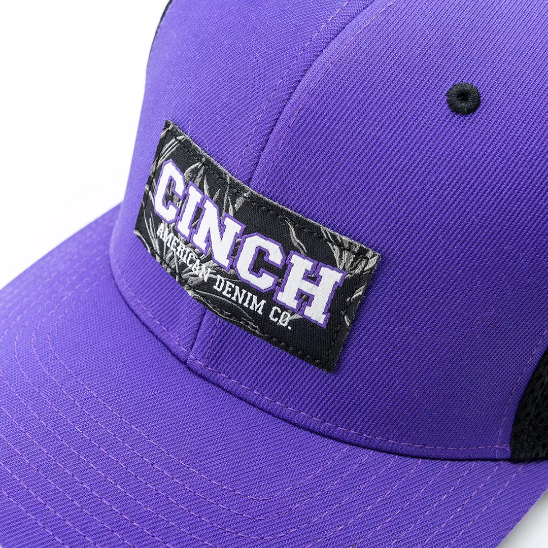 Cinch Purple FlexFit Trucker Cap