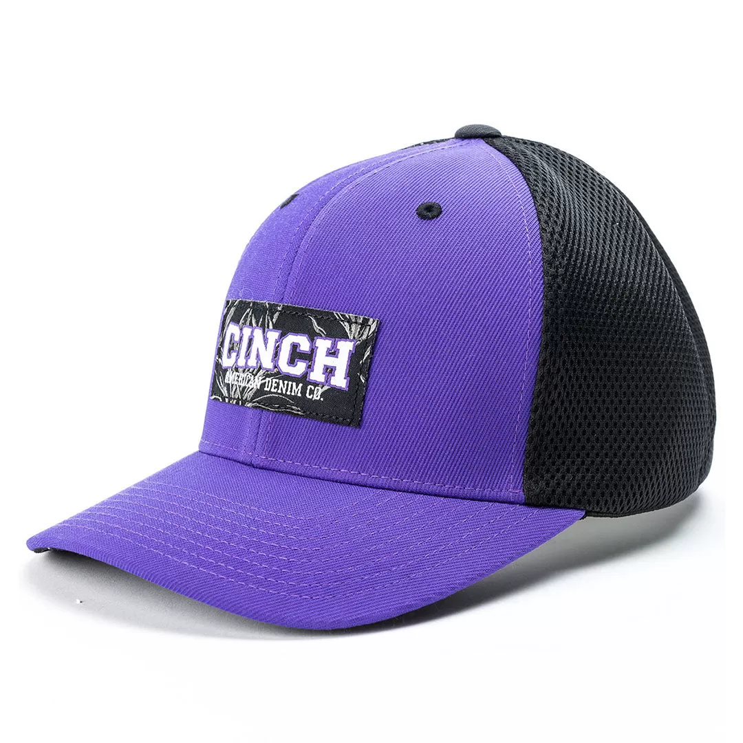 Cinch Purple FlexFit Trucker Cap