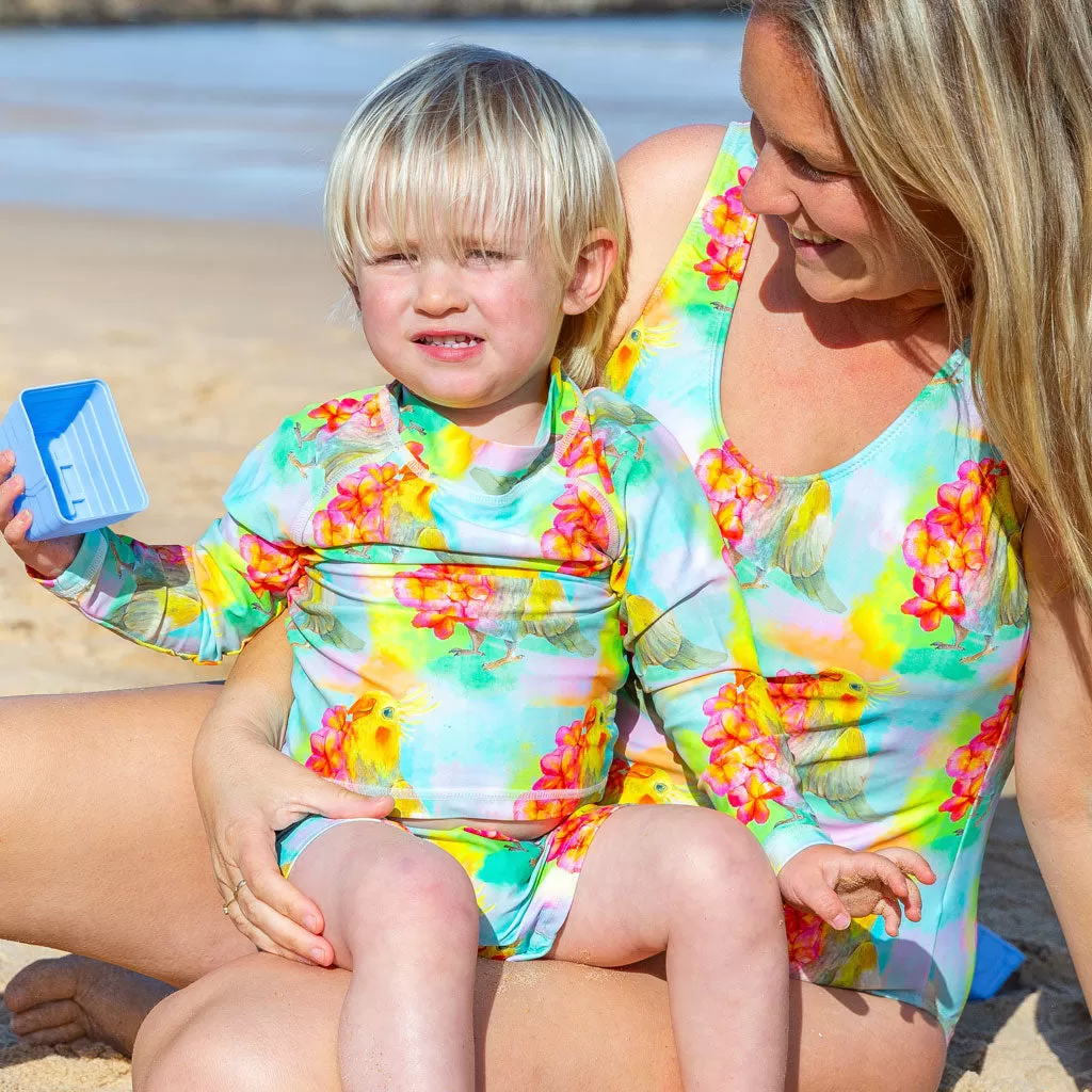 Cockatiel Swim Shorts