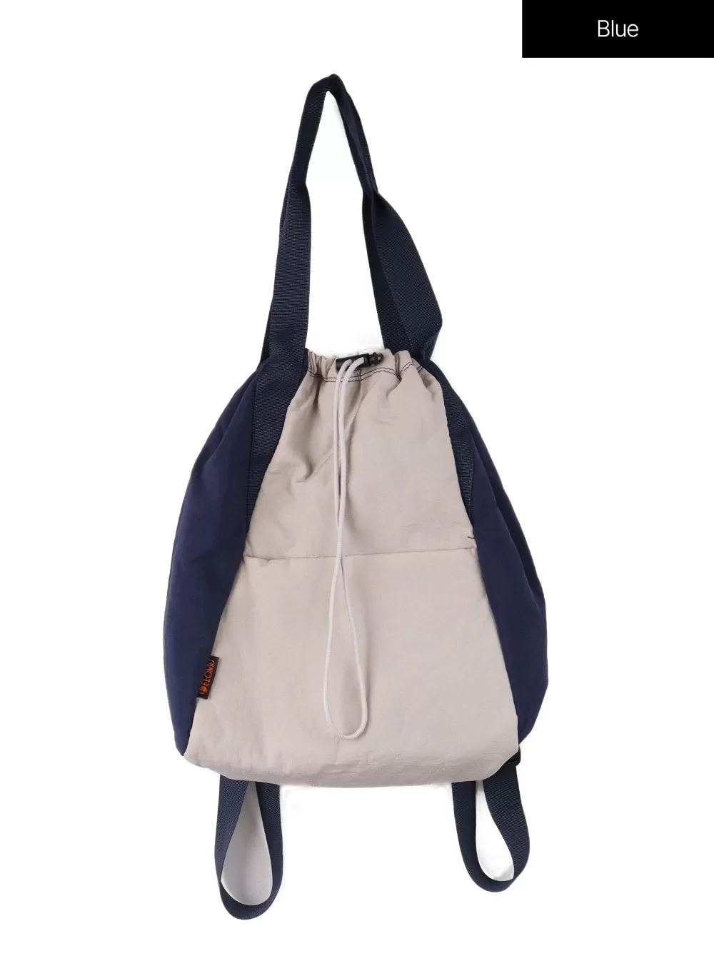 Contrasting Nylon Backpack IF413