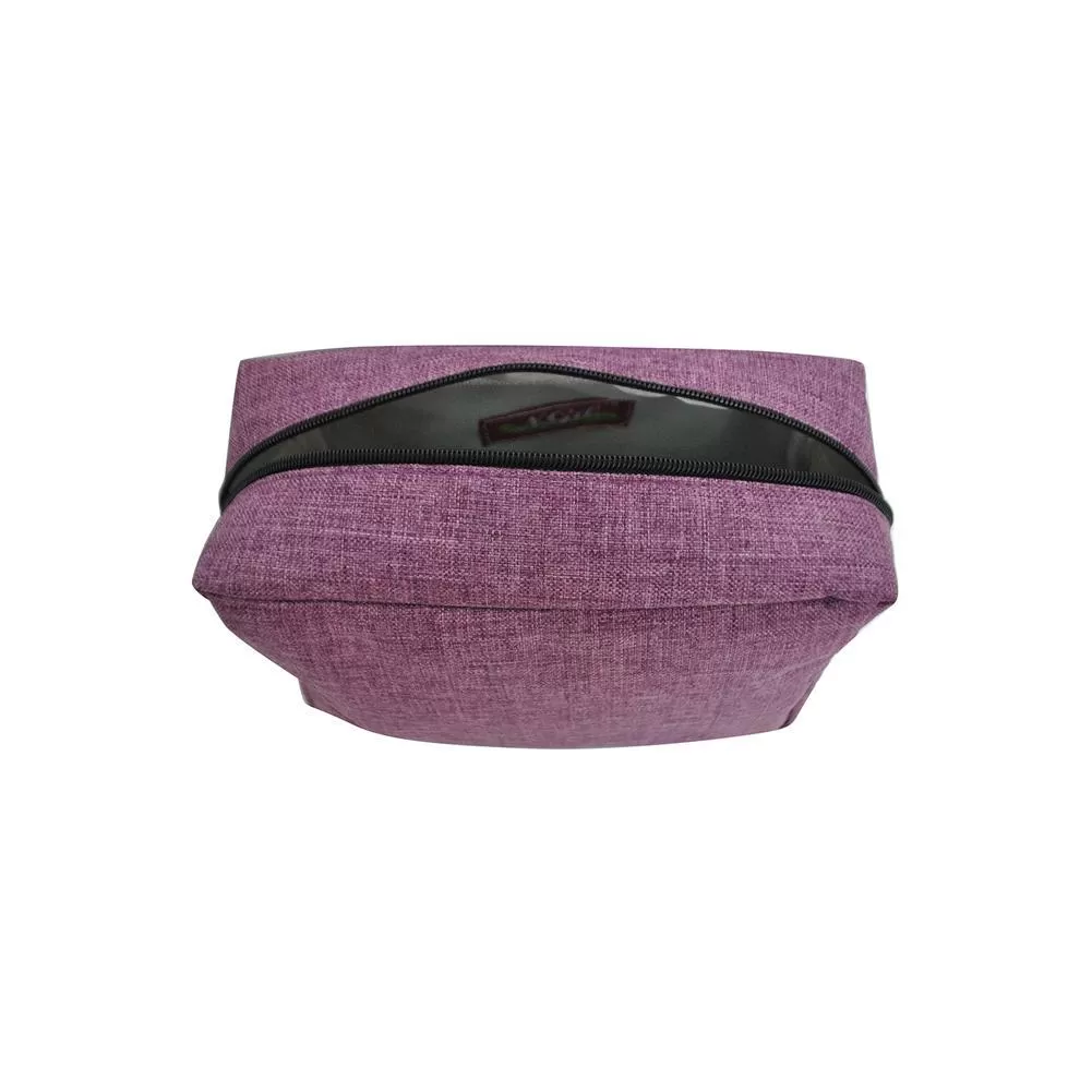 Crosshatch Cherry NGIL Large Cosmetic Travel Pouch