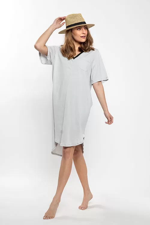 DAYA light grey- Beach Dress