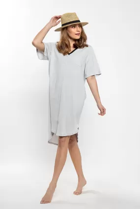 DAYA light grey- Beach Dress