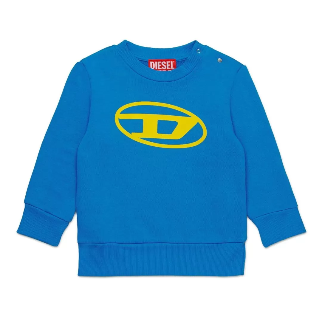 Diesel Sweater Logo Blue