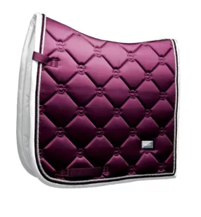 EQUESTRIAN STOCKHOLM PURPLE WHITE EDGE DRESSAGE PAD