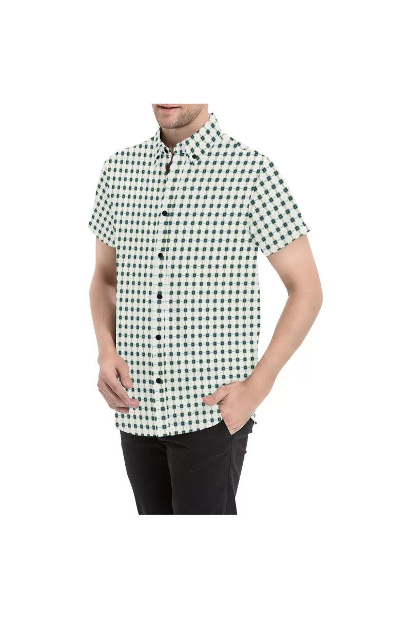 Euclid Men's All Over Print Short Sleeve Shirt