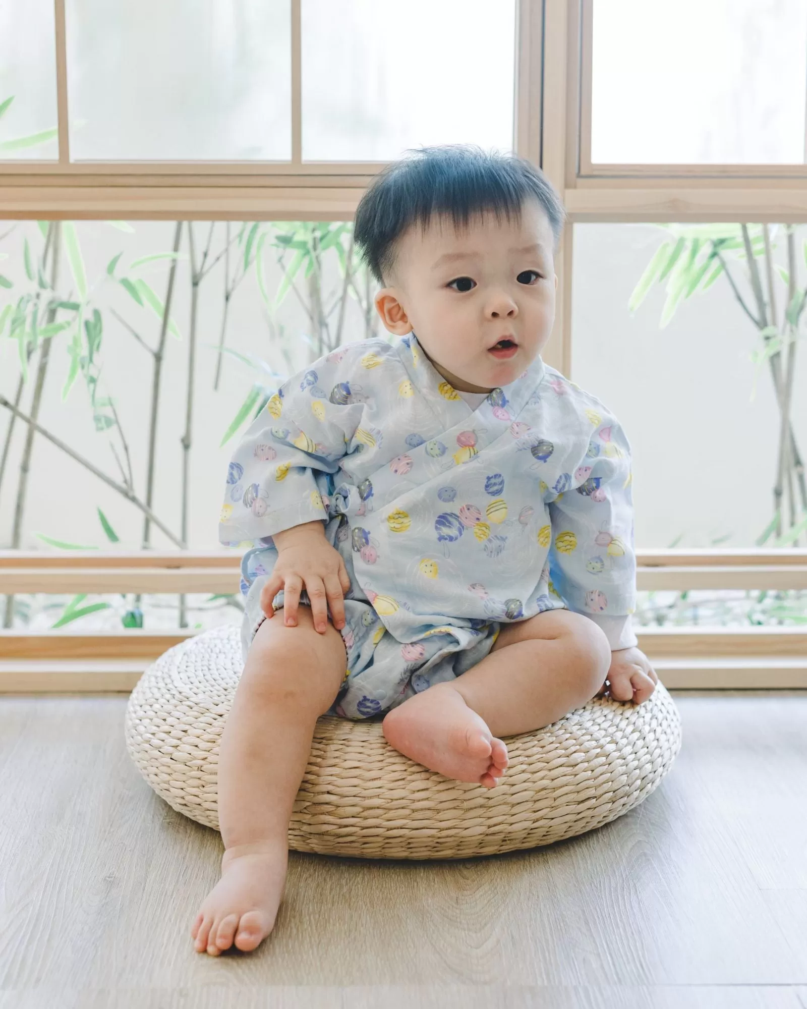 Festive Baby Kimono (Blue)