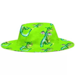 Fluro Dragon Beach Hat