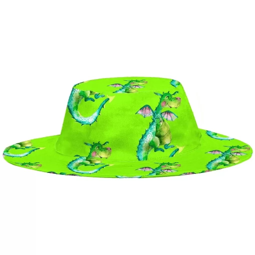 Fluro Dragon Beach Hat