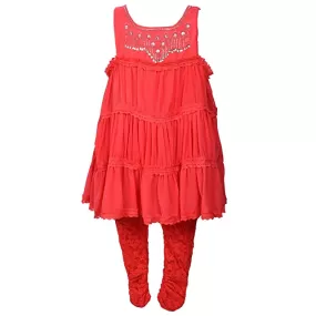 Girls Embellished Ethnic Dress