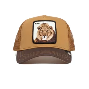 Goorin Bros The King Lion (King) Trucker Hat (Whiskey)