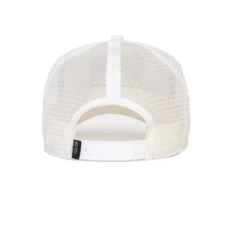 Goorin Bros The White Tiger Trucker Hat (White)