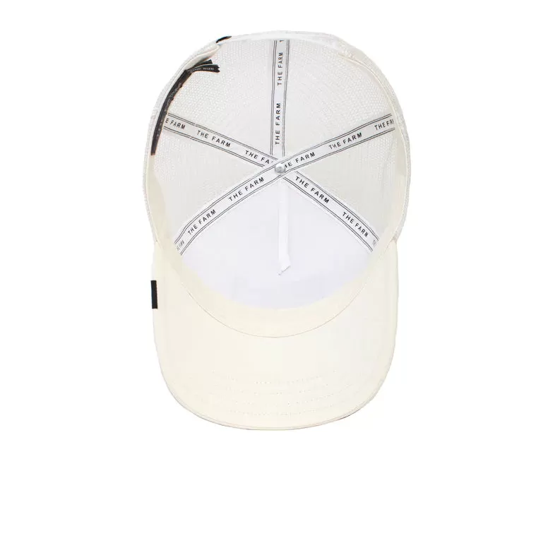 Goorin Bros The White Tiger Trucker Hat (White)