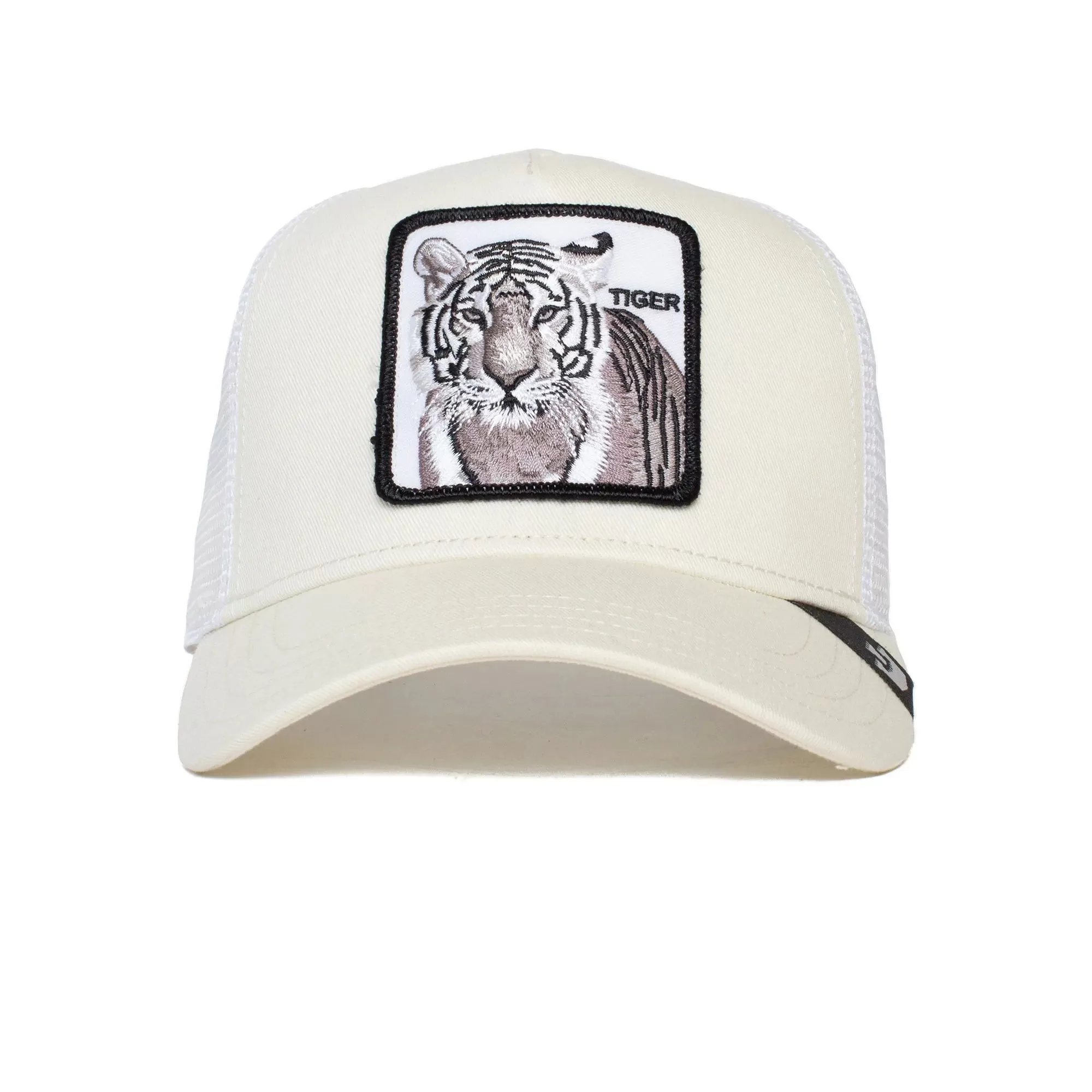 Goorin Bros The White Tiger Trucker Hat (White)