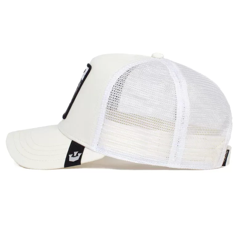 Goorin Bros The White Tiger Trucker Hat (White)