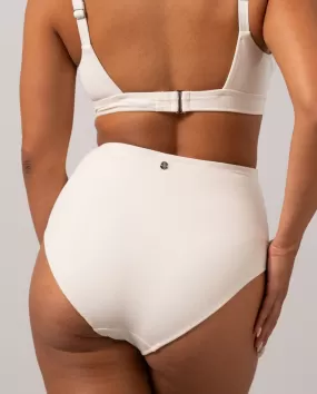 Highwaist Bikini Briefs Cream