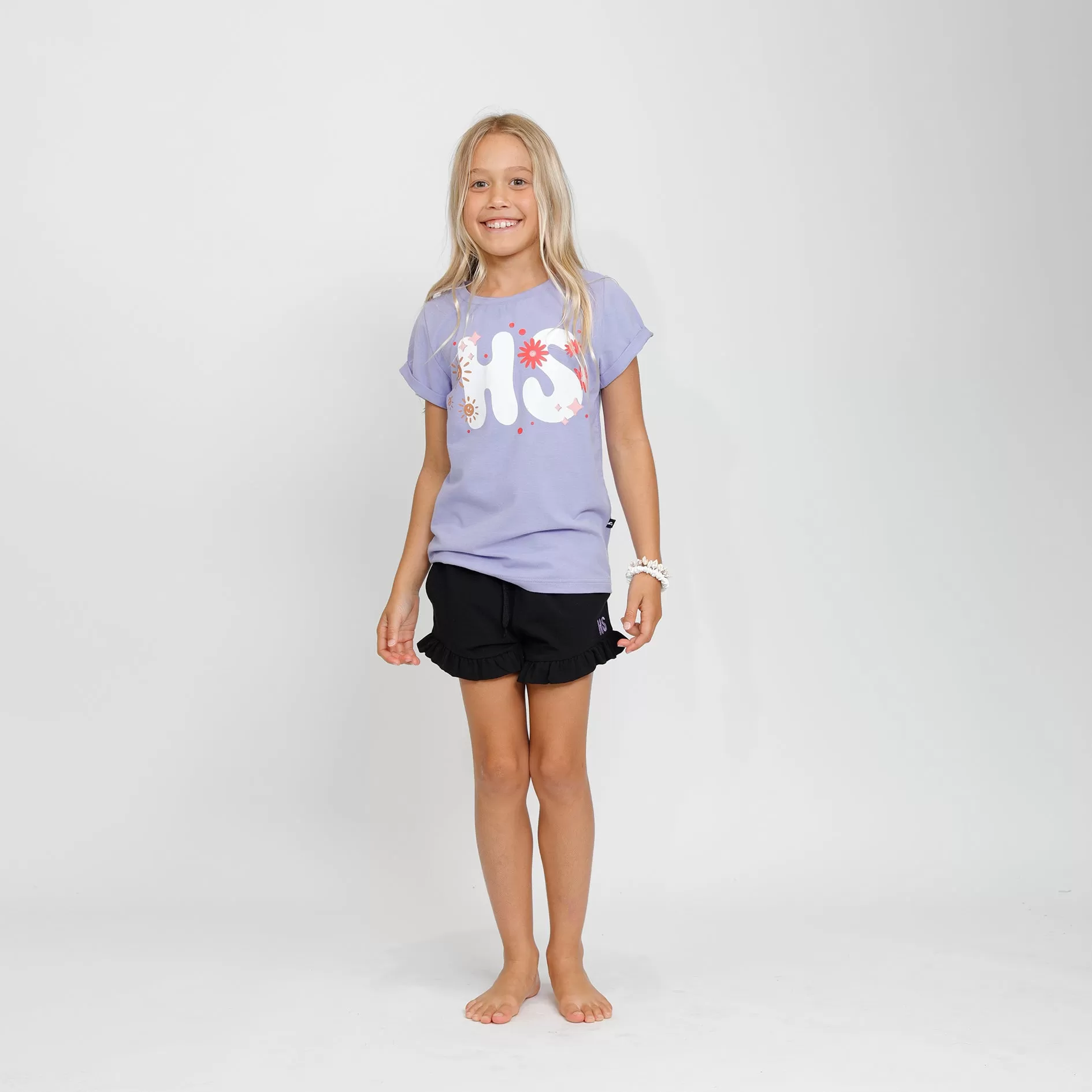 HS Girls SS Tee - Purple