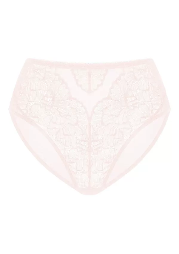 HSIA Blossom Lace Dusty Peach Bikini Underwear