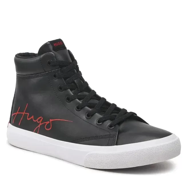 HUGO BOSS DyerH Signature High-Top Trainers Men 50485771-BLK