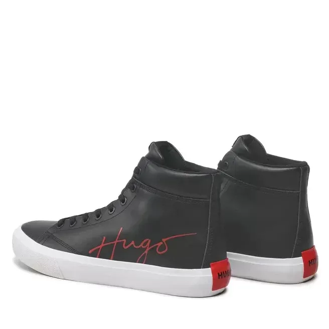 HUGO BOSS DyerH Signature High-Top Trainers Men 50485771-BLK