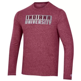 Indiana Hoosiers Triblend Long Sleeve