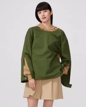 Khaki Urahara Top