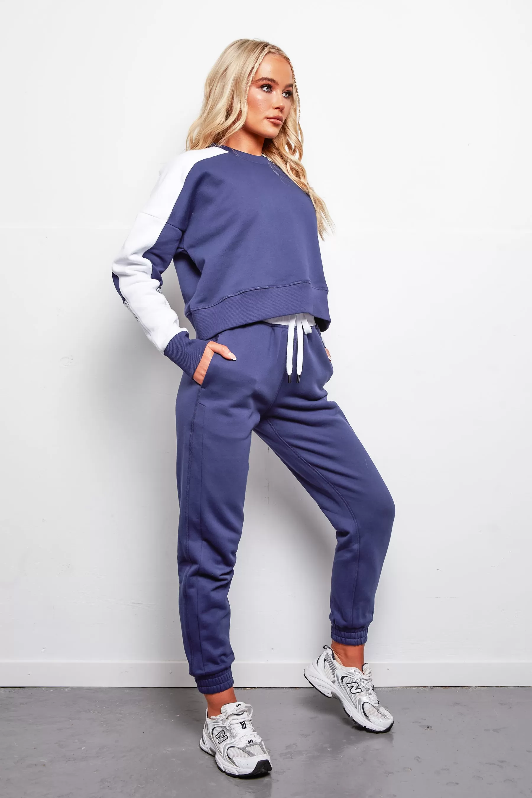 LILYBOD Erica Trackpants - Blue / White