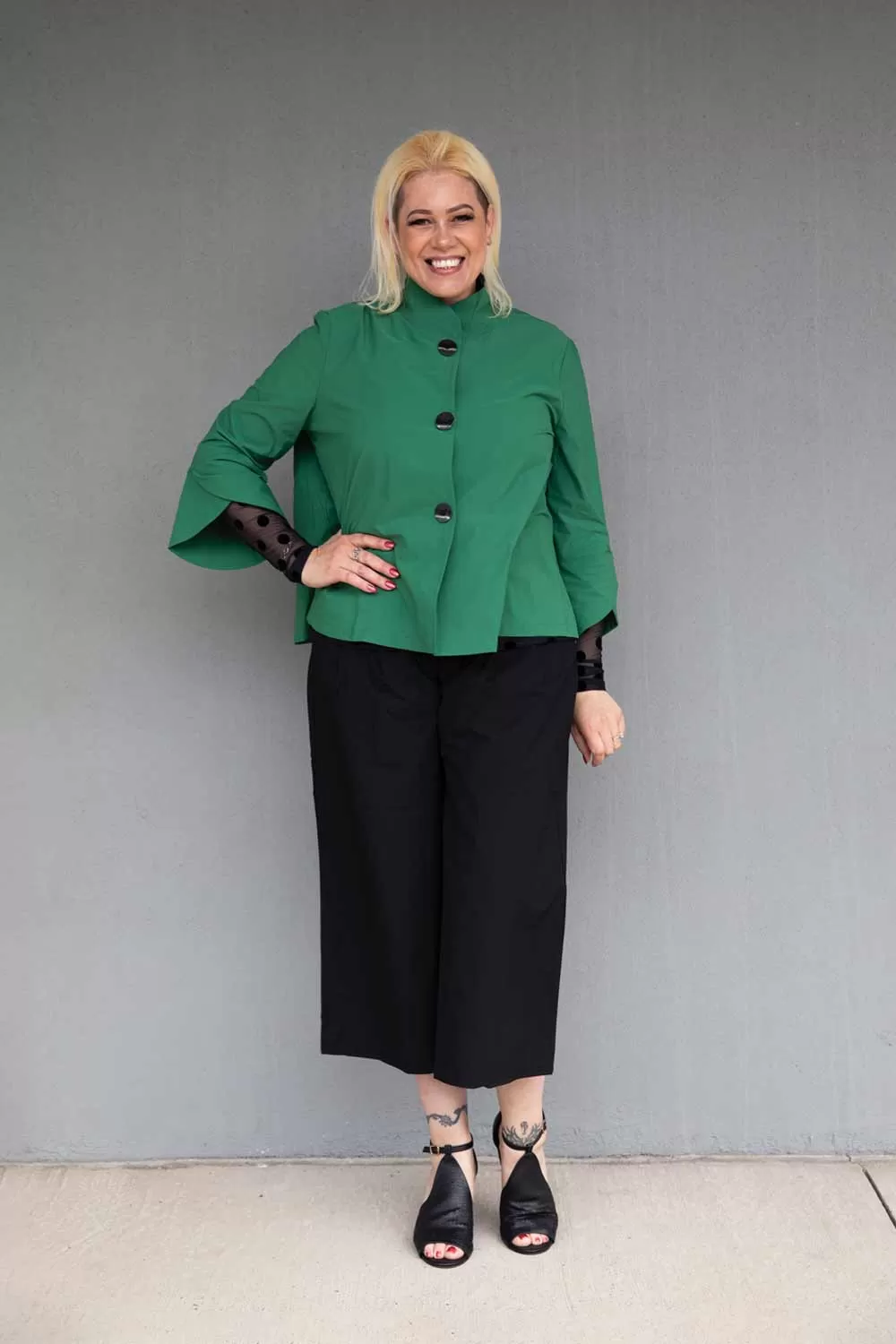 LS Collection - 50P3 Wide Pleated Culottes