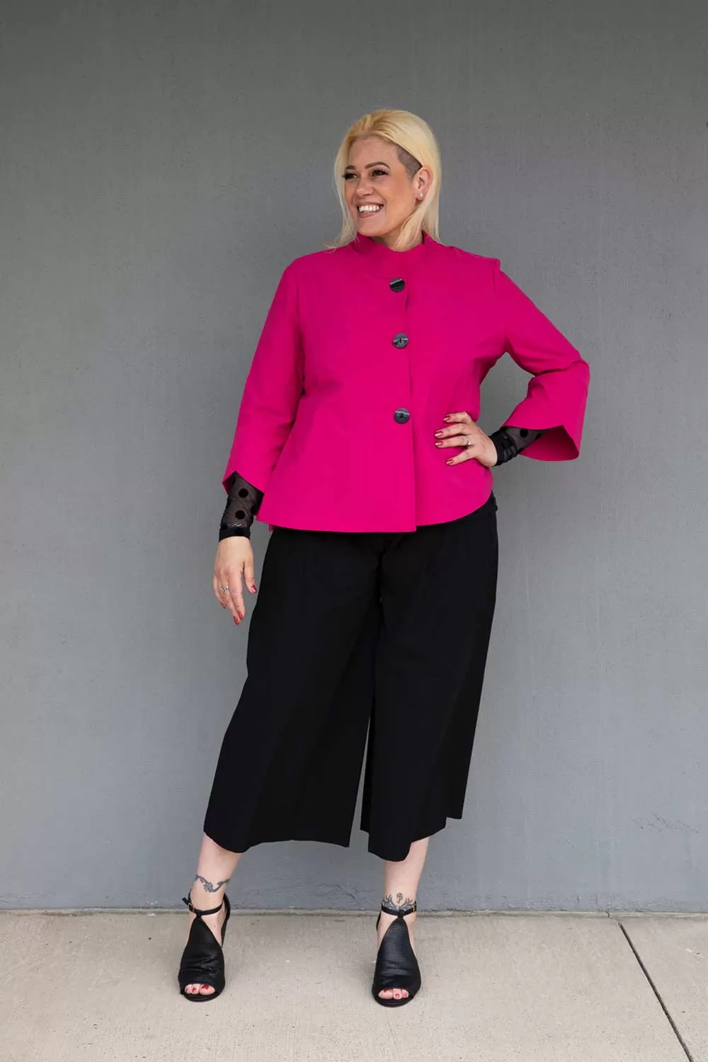 LS Collection - 50P3 Wide Pleated Culottes