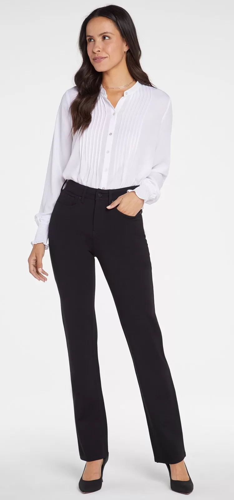 Marilyn Straight Sculpt-Her™ Trouser Zwart | Black