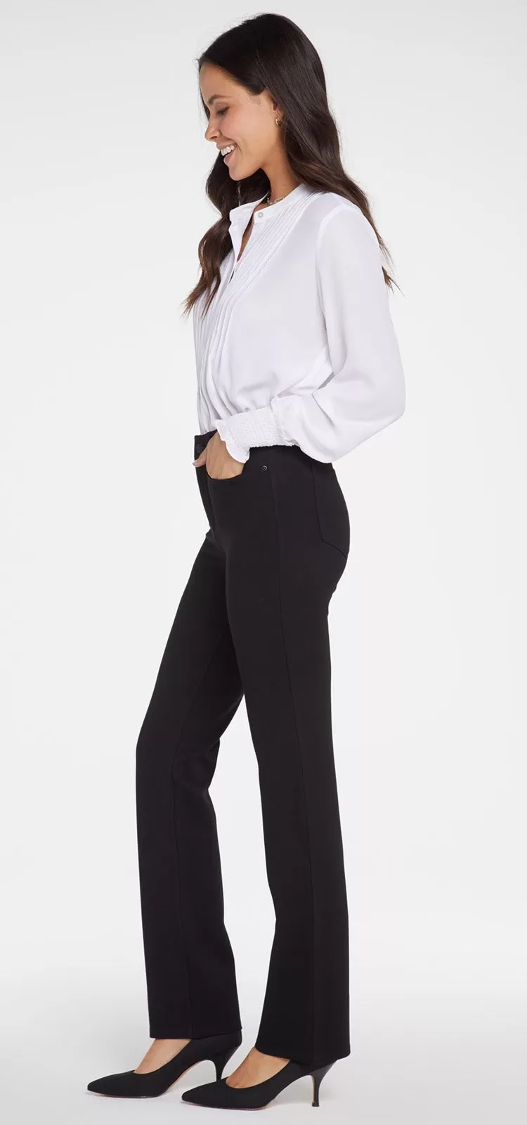 Marilyn Straight Sculpt-Her™ Trouser Zwart | Black