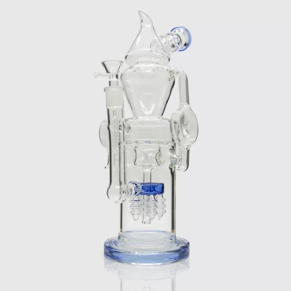 Melting Point Glass Bong - Blue