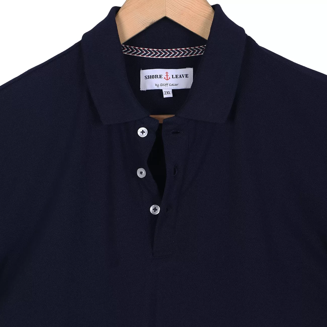 Midnight Blue Premium Cotton Polo T-Shirt