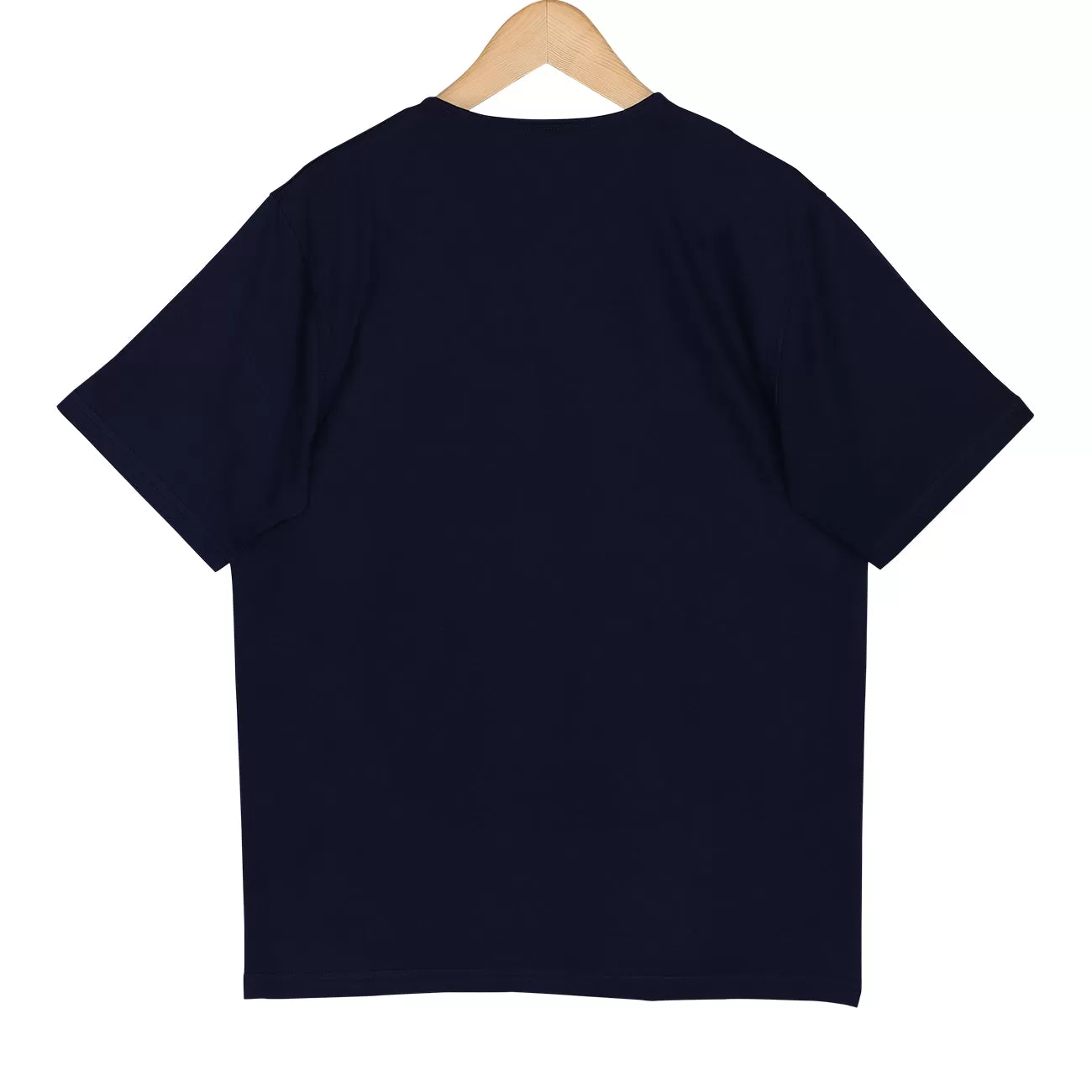 Midnight Blue Soft Cotton Henley T-shirt