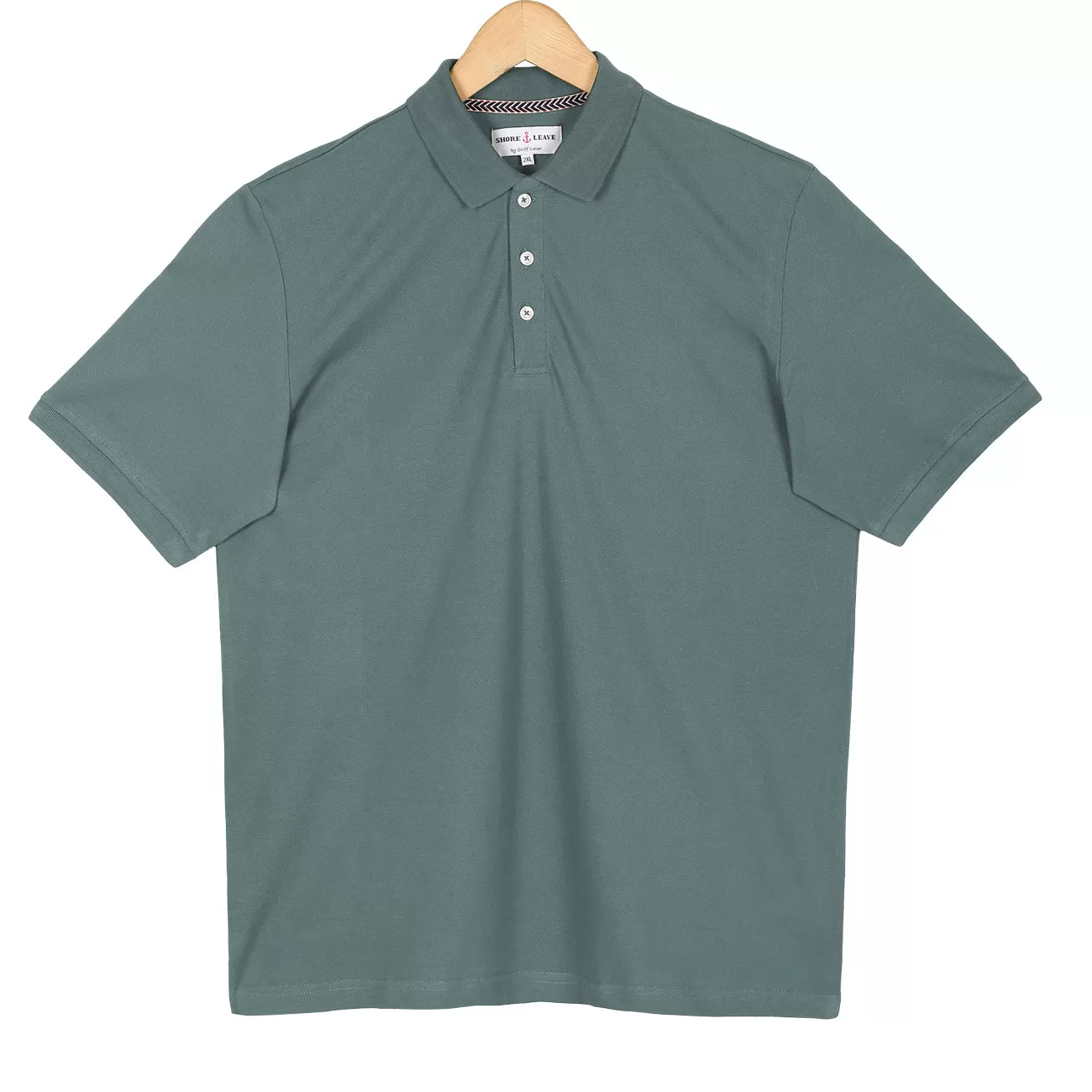 Mint Green Premium Cotton Polo T-Shirt