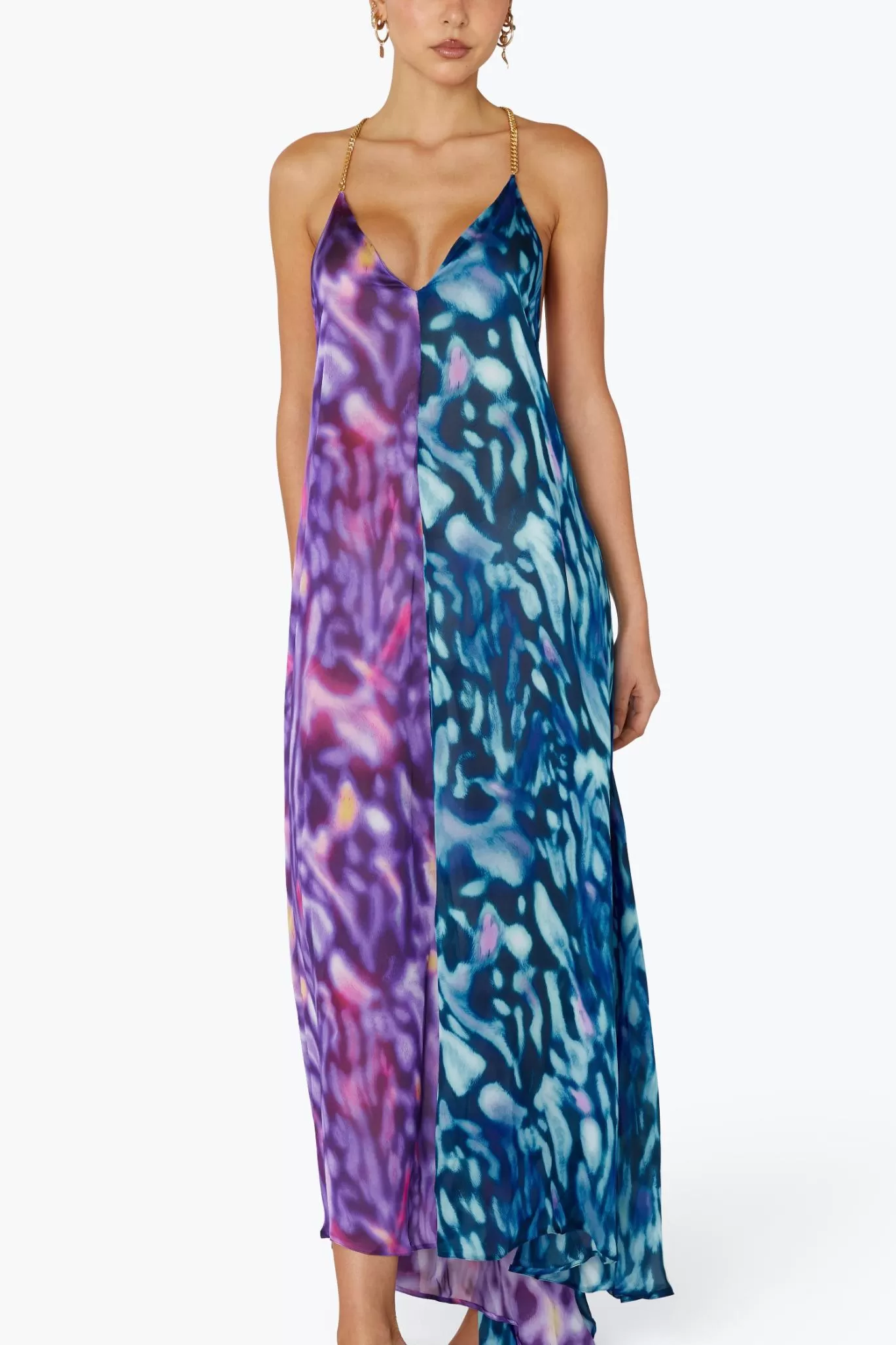 Nosa Dress Blue/Purple